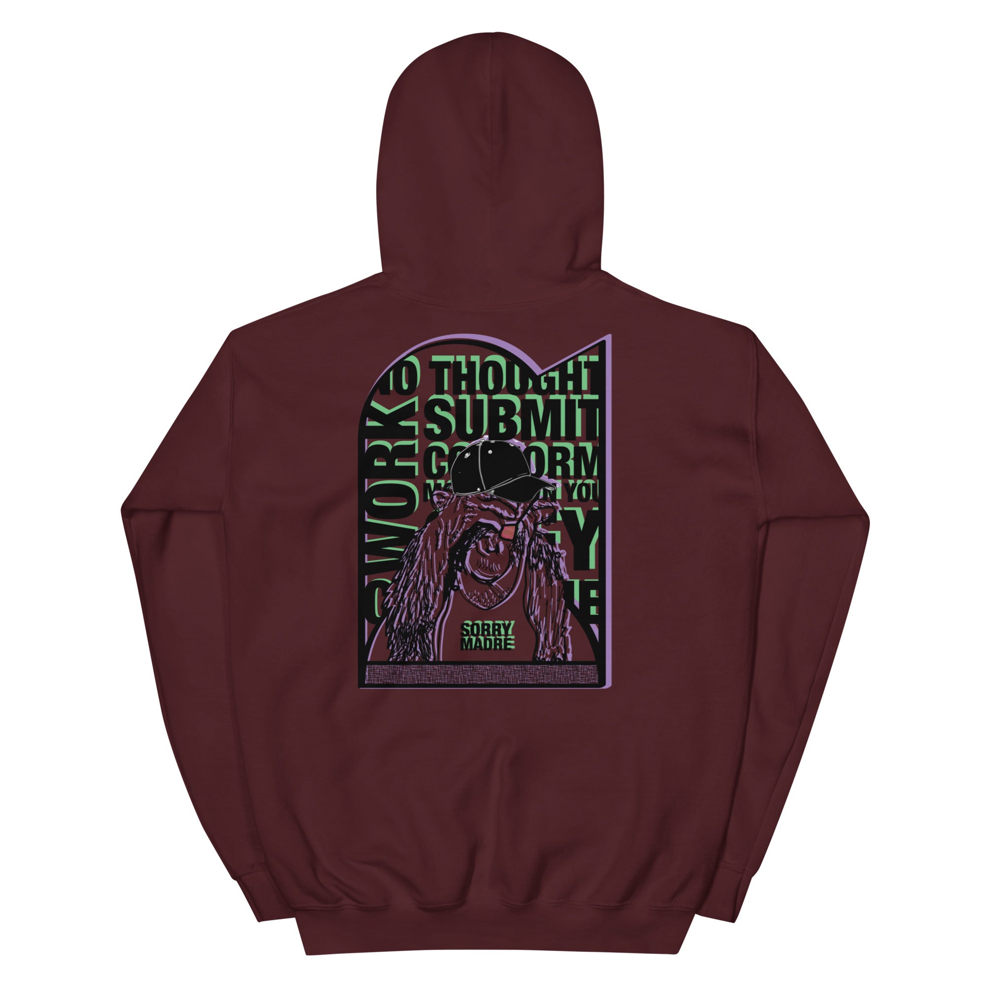 SorryMadre | Command | Embroidered Hoodie