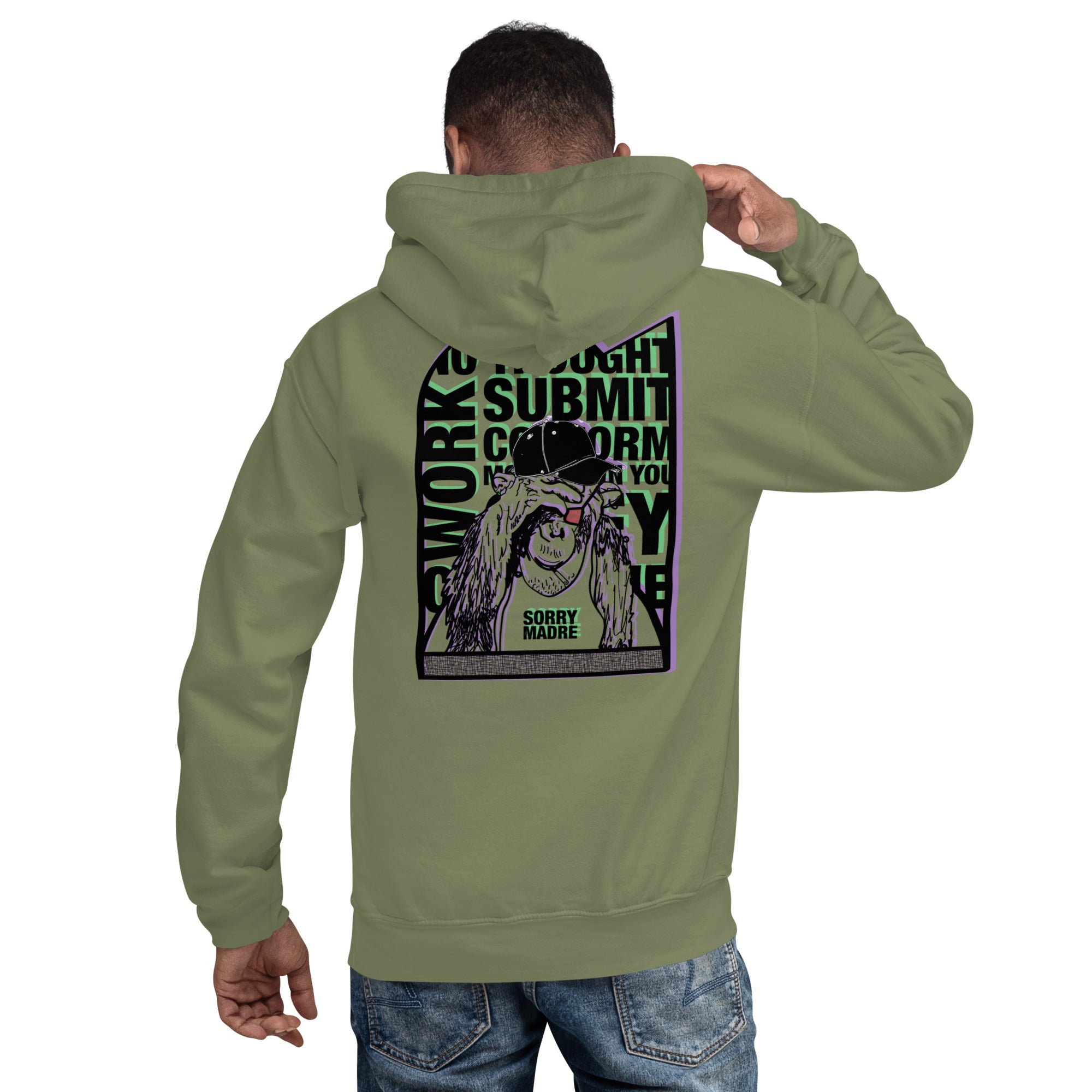 SorryMadre | Command | Embroidered Hoodie