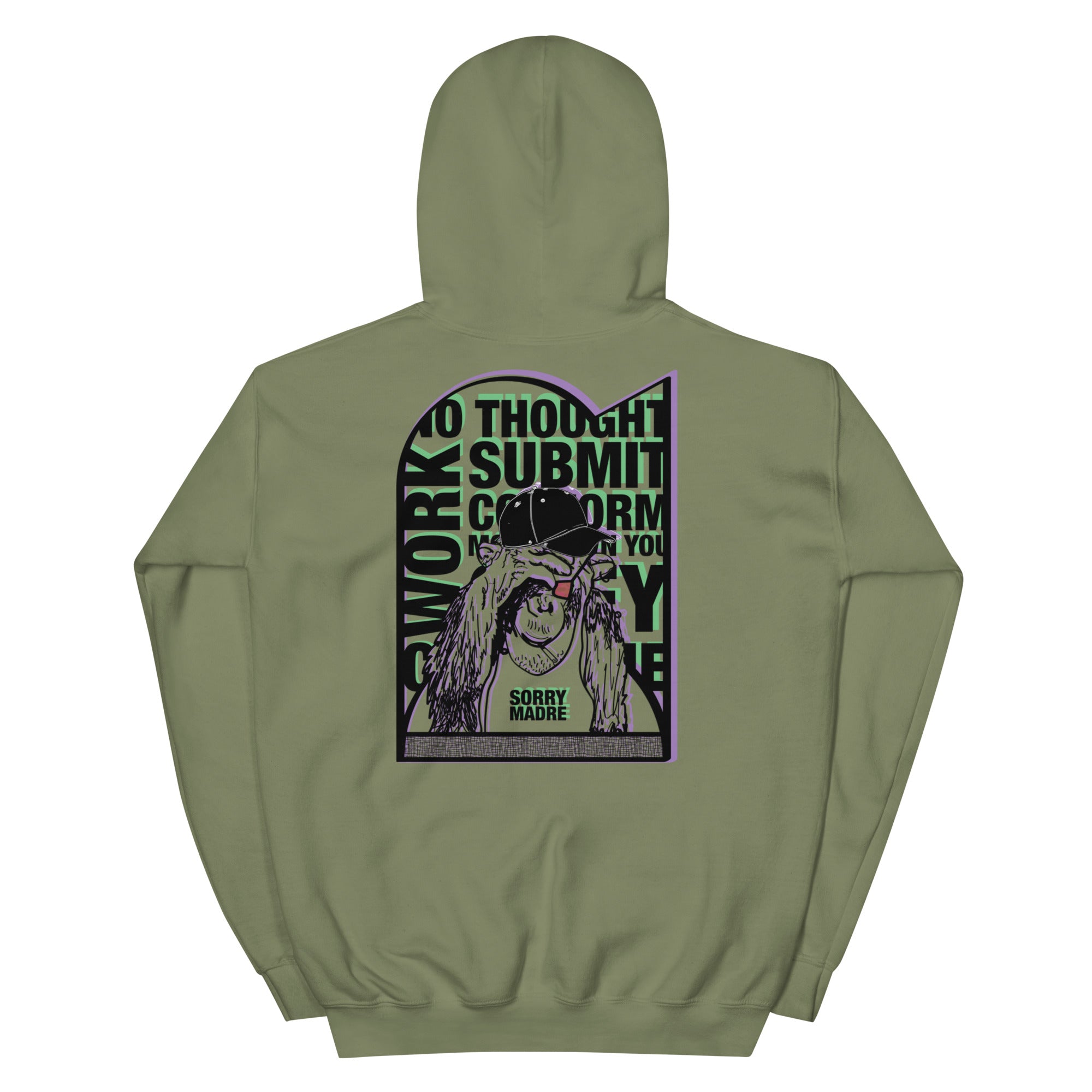 SorryMadre | Command | Embroidered Hoodie