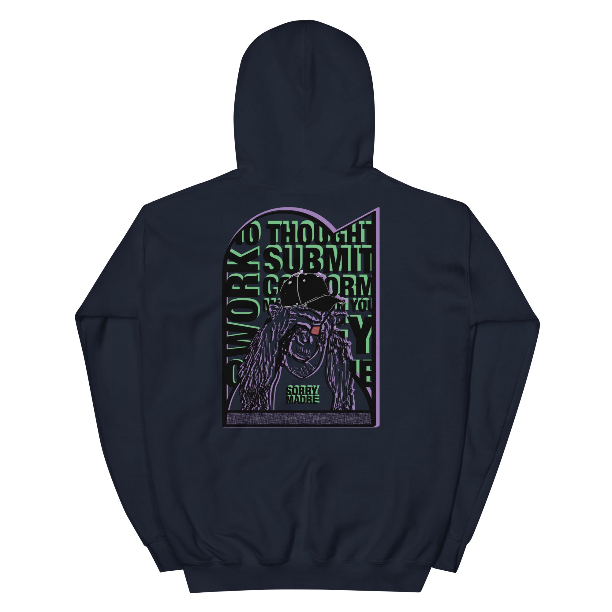 SorryMadre | Command | Embroidered Hoodie