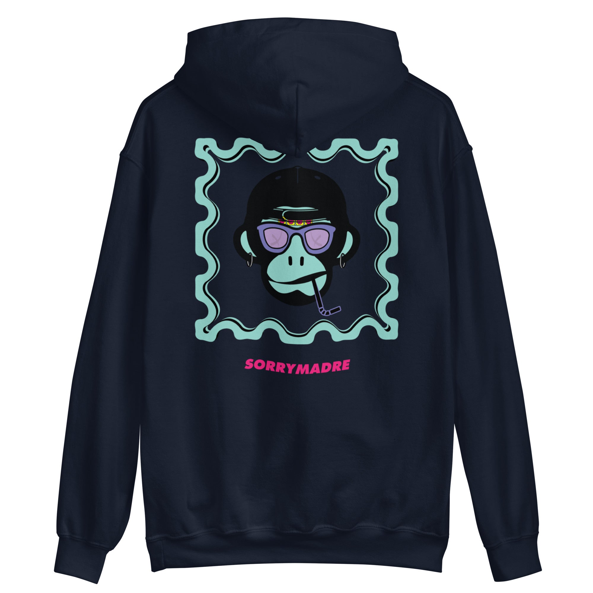 SorryMadre | Monkey | Embroidered Hoodie