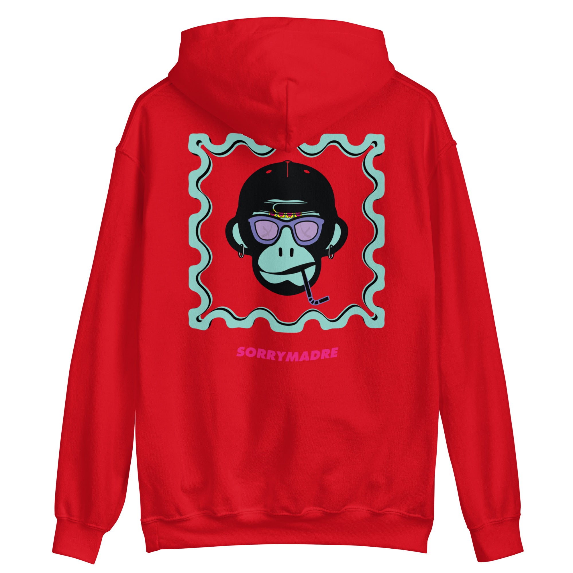 SorryMadre | Monkey | Embroidered Hoodie