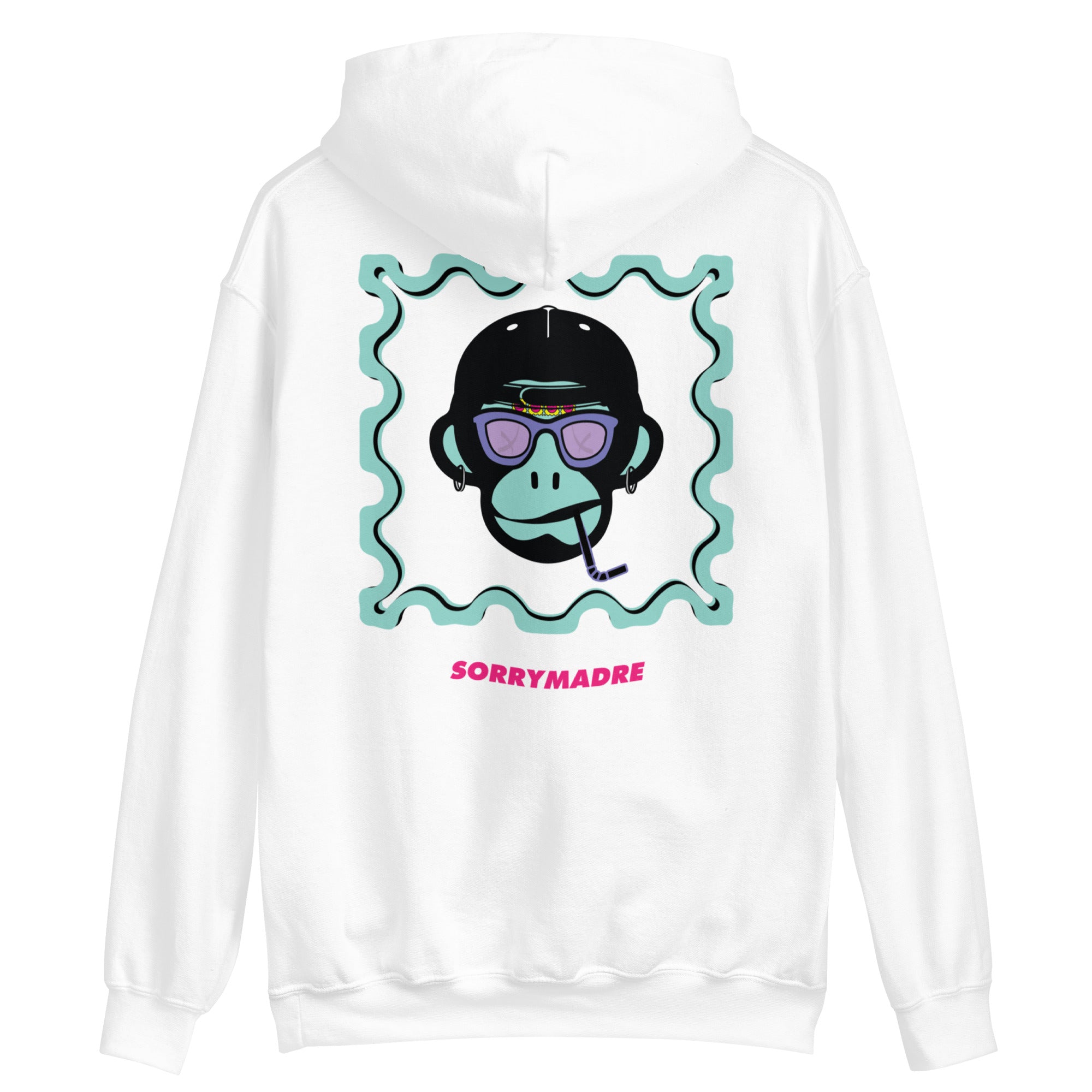 SorryMadre | Monkey | Embroidered Hoodie
